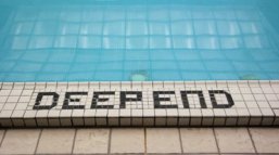 stock-footage-deep-end-deep-end-of-the-pool-a-good-visual-metaphor-to-show-madness-for
